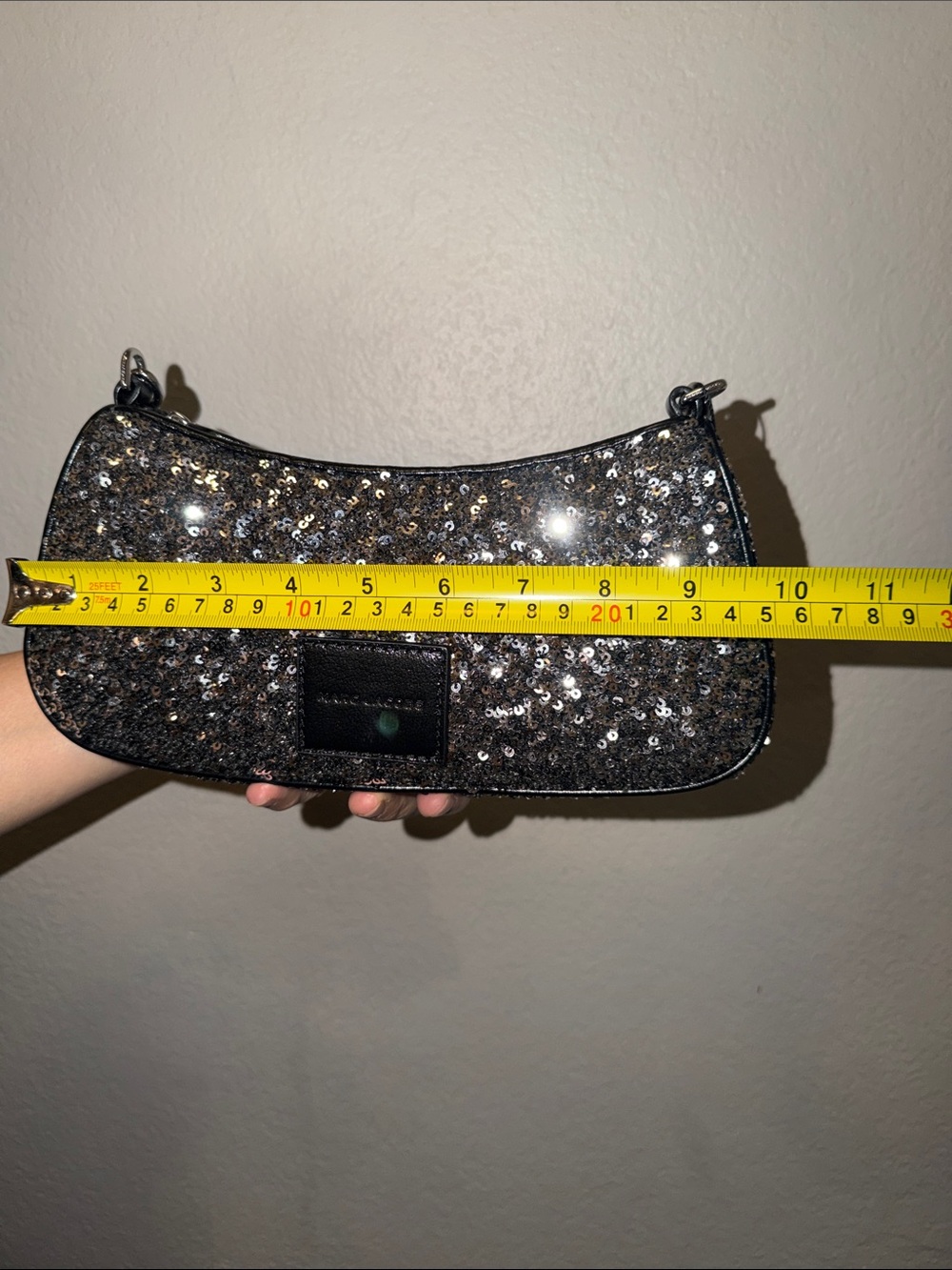 Marc Jacobs Silver Sequin Mini Shoulder Bag - Picture 4 of 4